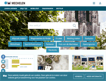 Tablet Screenshot of mechelen.be