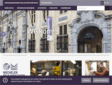 Tablet Screenshot of beiaardschool.mechelen.be